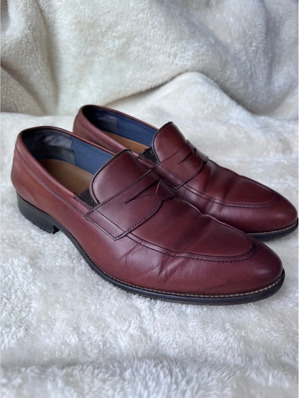 The Good Man Brand men’s brown leather penny loafers, size 10.5M